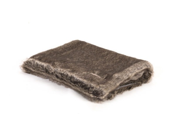 Koc EXCLUSIVE Blanket Grey/Fur